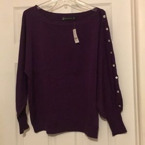 Purple sweater NWT